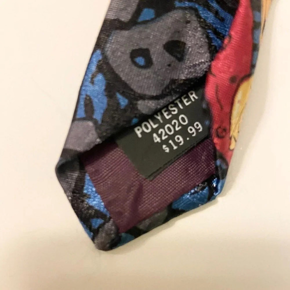 Vintage 1994 The Flintstones Mens Tie Novel  Ties Polyester Collectible Fred - Picture 9 of 9